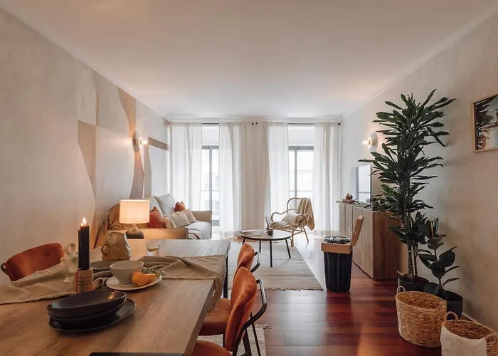 公寓 Azzurra - 2 Bedrooms And Parking In Avenidas Novas Lisboa